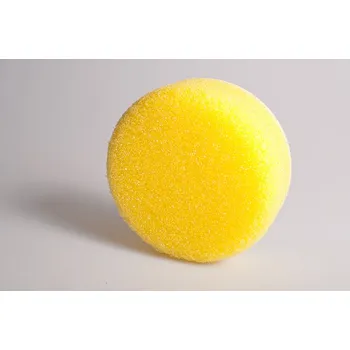 TECNOPAD Leštící kotouč molitanový na suchý zip 150 x 50 tvrdý/žlutá