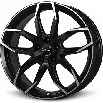 Disk Alu disk RIAL Lucca 7.5x17, 5x115, 70.2, ET45 diamond-black frontpolished
