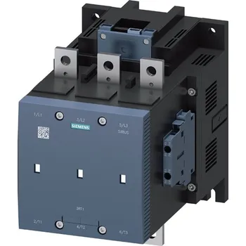 Stykač 3RT1275-6NP36 vakuový stykač, AC-3, 400A/200kW/400V, 3pólový, AC/DC 200-277V, PLC-IN volitelný, 2 NO + 2 NC, ploché přívody/šroubová svorka, Siemens