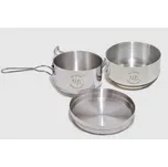 Alb Ešus nerezový trojdílný