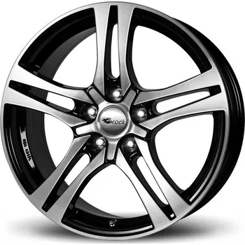 Auto-moto Alu disk Brock RC26 7.5x17, 5x120, 72.6, ET38 Schwarz Glanz Voll-Poliert (SGVP)