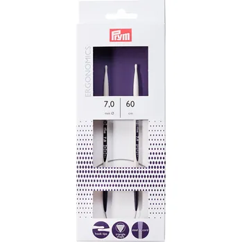 Nástroj na niť a příze Kruhová jehlice ERGO 7mm/60cm