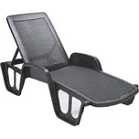 Tradgard Pool lehátko antracitové