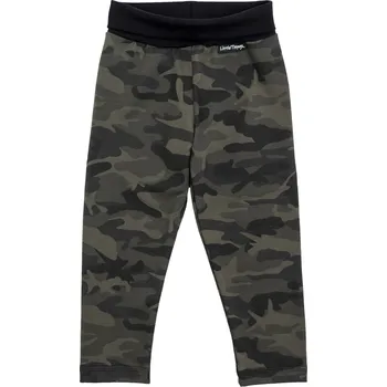 Dětská móda zelené maskáčové legíny