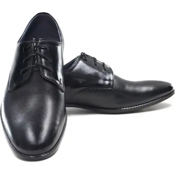 Chlapecké polobotky Chlapecké boty kožené společenské B7 32-38