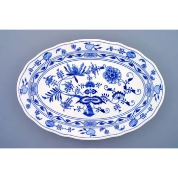 Nádobí Cibulák Dubí Mísa oválná 39cm - cibulový porcelán 10071