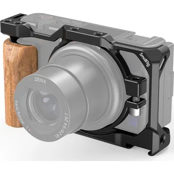 Příslušenství pro videokameru SmallRig Cage with Wooden Handgrip for Sony ZV1 Camera 2937