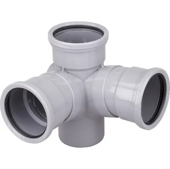 Kanalizační potrubí HTED Rohová odbočka - 110/110/110 - 67°