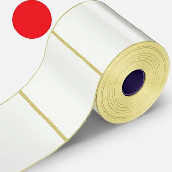 Samolepící etiketa Samolepicí etikety 32x20 mm, 2000ks, červené termo, role