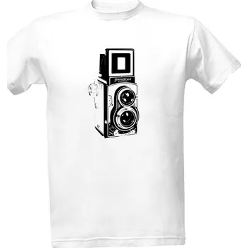 Tričko s potiskem Dvouoká zrcadlovka pánské