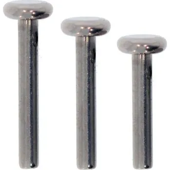 Piercing Flexternal Flexternal titanová labreta pro všechny typy vnitřních závitů Velikost: 1,2 mm x 9mm