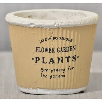 Květináč Keramický květináč Plants brown 11x9,5cm (115940 041 066000010 květináč hnědý)