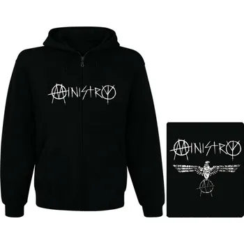 Pánská mikina mikina s kapucí a zipem Ministry - eagle logo