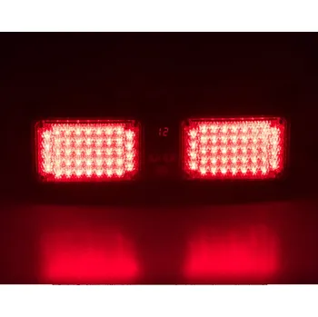 Autoelektronika PREDATOR dual LED vnitřní, 12V, červený, 320mm (kf801red)