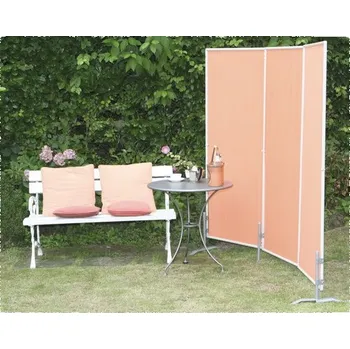 Krycí plachta Paraván 3-dílný terakota 170 x 210 cm