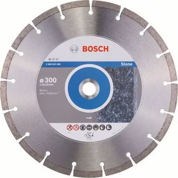 Řezný kotouč Bosch - Diamantový řezný kotouč Standard for Stone 300 x 22,23 x 3,1 x 10 mm