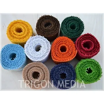 Jutové dekorační pásky sada 10 ks&nbsp; návin 3m/4 cm