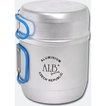 Kempingové nádobí Nádobí jídelní dvojdílné - hliník ALB