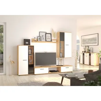 Obývací stěna Obývací stěna SALESA dub artisan / bílá*