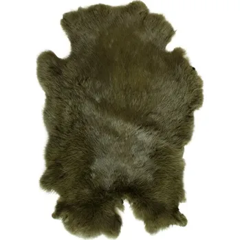 Koberec Lesní zelená králičí kůže Rabb - 30*2*40cm