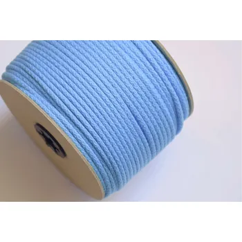 Šňůra na prádlo Snový svět Bavlněná šňůra s jádrem - modrá (508)