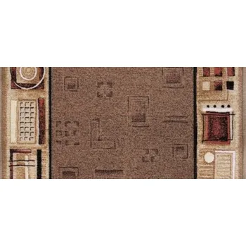 Koberec Protiskluzový běhoun na míru Jena 44, šíře 67 cm, hnědá, chodba / předsíň, Associated Weavers - 1 rok na vrácení + DOPRAVA ZDARMA k Vám i zpět