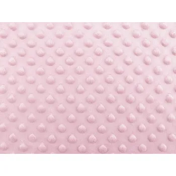 Minky s 3D puntíky - 6 (12-1310) růžová sv.