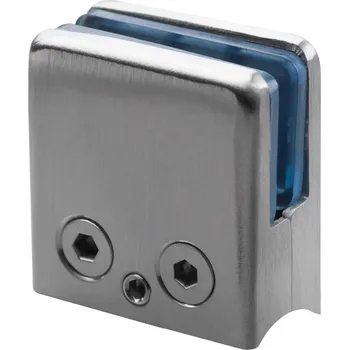 Onpira Nerezový držák skla 8,5-9 mm Typ: Prohnutý Ø42,4 mm, Síla skla: 8,5 až 9 mm