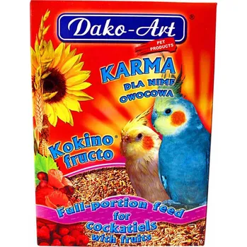 Krmivo pro ptáka Krmivo s ovocem korela Dako 500 g