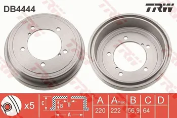 Brzdový buben TRW DB4444