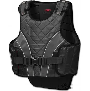 Bezpečnostní vesta Swing -GUARD P11- - Černá/šedá - XL