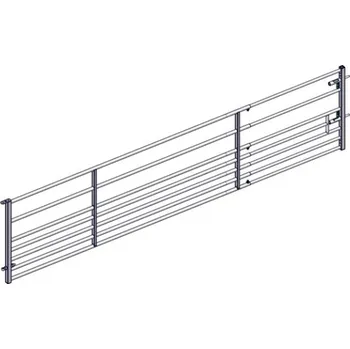 Stájová branka 7-řadá, pro ovce/kozy/telata, 4-5m