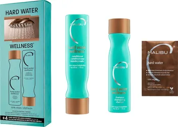 Kosmetická sada Malibu C Hard Water Wellness Collection Shampoo 266 ml + Conditioner 266 ml + sáček 4 x 5 g