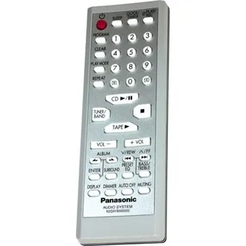Dálkový ovladač Panasonic N2QAYB000002 = N2QAYB000078 náhradní dálkový ovladač jiného vzhledu SC-PM3, SA-PM3