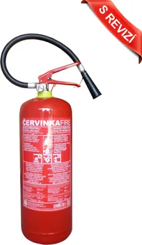 Hasicí přístroj Červinka hasicí přístroj práškový s revizí 6 kg