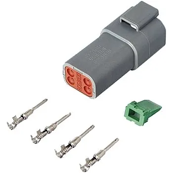 Auto elektroinstalace Sada zásuvky 4-polové DEUTSCH