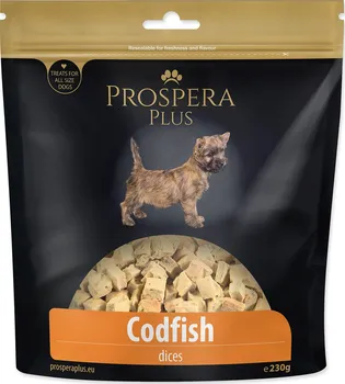 Pamlsek pro psa Prospera Plus Codfish dices 230 g