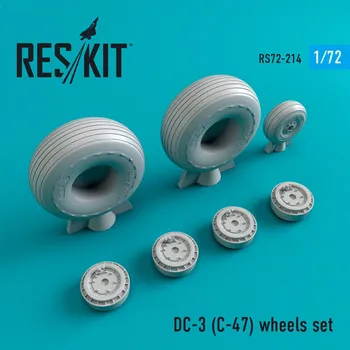 Plastikový model Reskit 1/72 DC-3 (C-47) wheels (ITA/AIRF/REV)