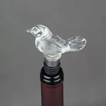 Zátka na víno ptáček 11cm