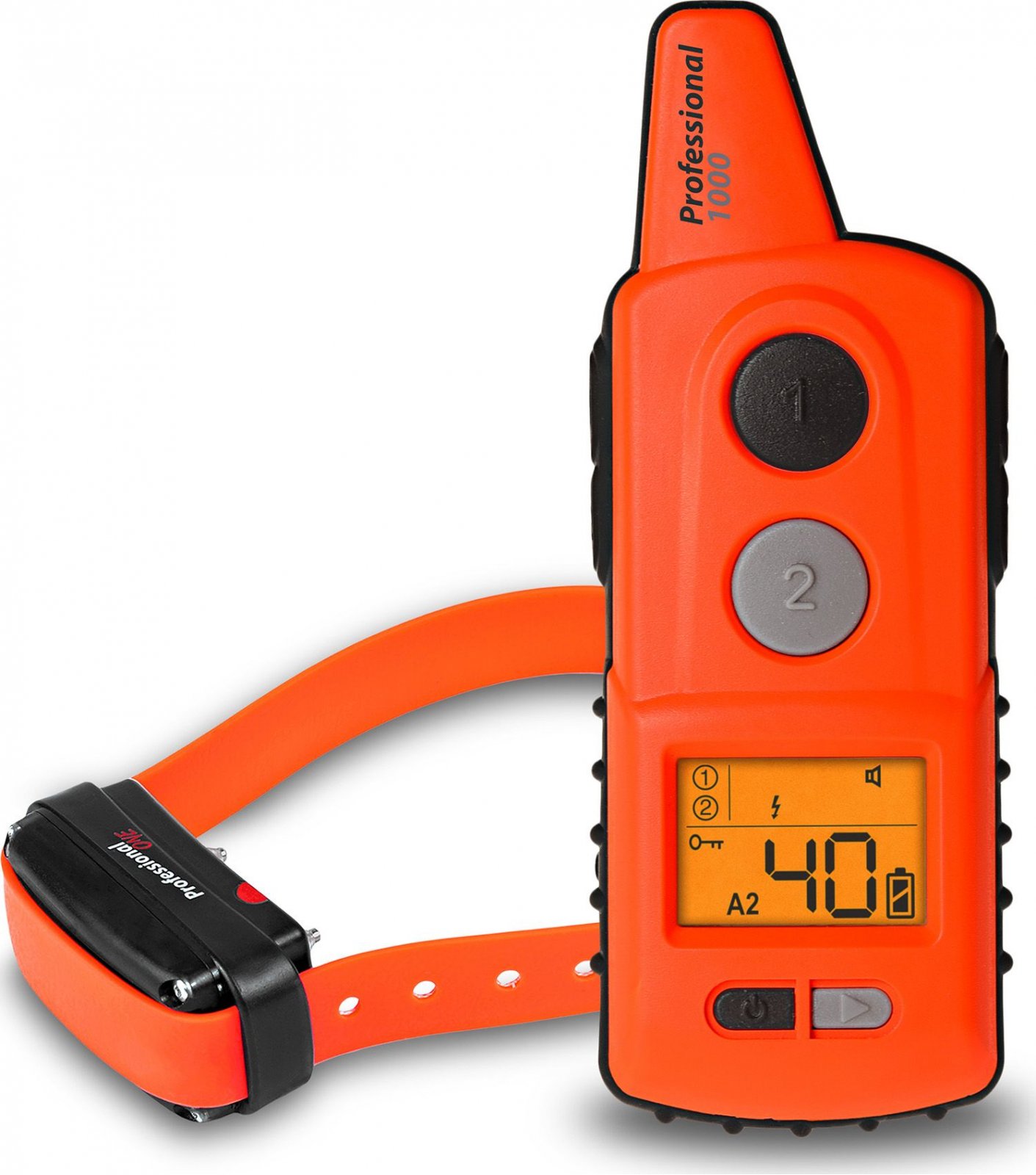 Výcvikový obojek DOGTRACE d‑control professional 1000 ONE orange