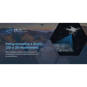 RC vybavení Dárkový poukaz na školení Fotogrammetrie z dronu (2D a 3D modelování)