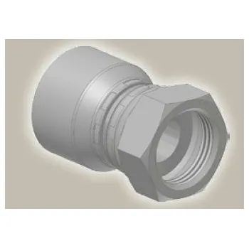 Sedlo na kolo Parker Koncovka přímá, BSP závit - ploché sedlo, převlečná matice - 3/8x19