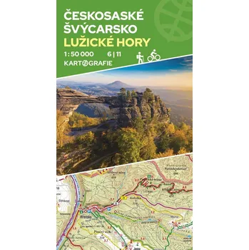Kartografie PRAHA, a. s. Českosaské Švýcarsko I Lužické hory (6 I 11)
