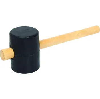 Kladivo Gumová palička s dřevěnou rukojetí Festa (černá) Průměr: 55 mm