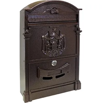 Poštovní schránka Poštovní schránka tmavá 26x9x41cm