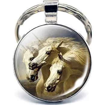 Klíčenka koně (4) (Přívěšek na klíče kůň - koně)