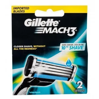 Břitva na holení Gillette Mach3 náhradní břit 2 ks