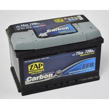 Auto-moto Autobaterie 12V 75AH 720A EFB P+ ZAP 57508-ZAP (276X175X175)
