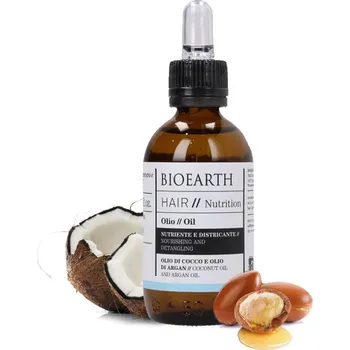 Vlasová regenerace BIOEARTH HAIR NUTRITION Výživný olej na vlasy pro snadné rozčesávání 50ml