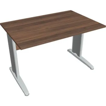 Kancelářský vozík HOBIS kancelářský stůl pracovní rovný - CS 1200, ořech + doprava zdarma